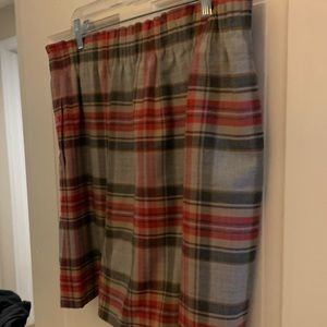 Plaid short skirt